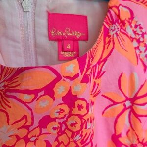 Lilly Pulitzer Pink and Orange Floral Top